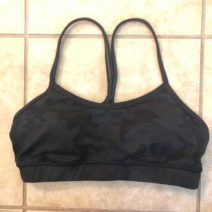 Lululemon Flow Y Sports Bra Camo size 6